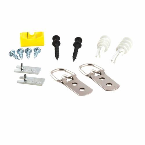 Hangman D-Ring Hanger 13 Piece Silver Pack of 13