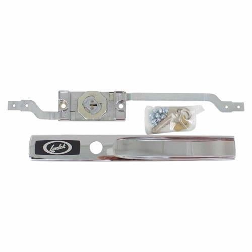 Carbine Lock (Short) For Roller Doors 206mm X 8mm Chrome