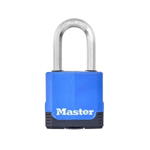 Master Lock Weather Tough Excell Covered Laminated Steel Padlock With Boron