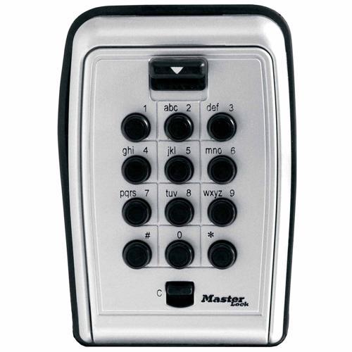 Master Lock Push Button Wall Mount Key Safe 18cm 13cm L: 56.3cm Grey