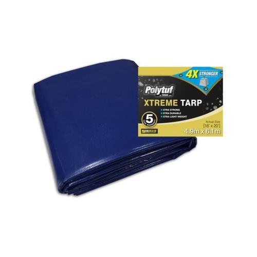 Polytuf Tarpaulin Industrual Duty 4.9 X 6.1m Blue