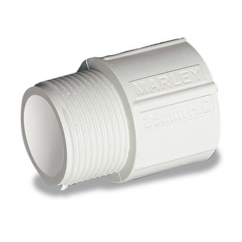 Marley Arma Conduit Plain To Screw Adaptor 25mm Grey