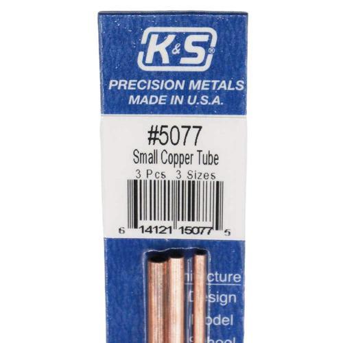 K&S Metal Round Tube Pack of 3 Copper
