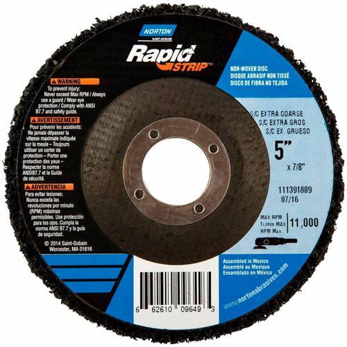 Norton Rapid Strip Depressed Centre Disc 125mmx22mm Black