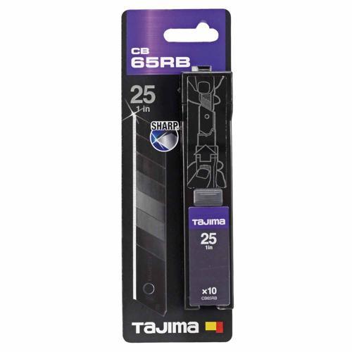 Tajima Heavy Duty Razor Sharp Blades 25 Black Pack of 10
