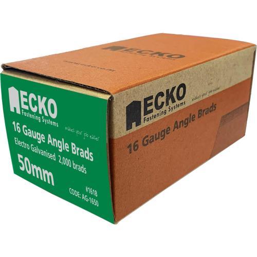 Ecko 16 Gauge Angle Brads Gasless Pack of 2 000 AG-1650