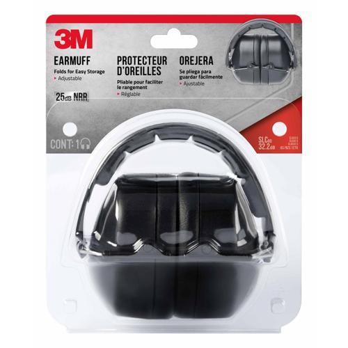 3M Folding Earmuff 90563 Black