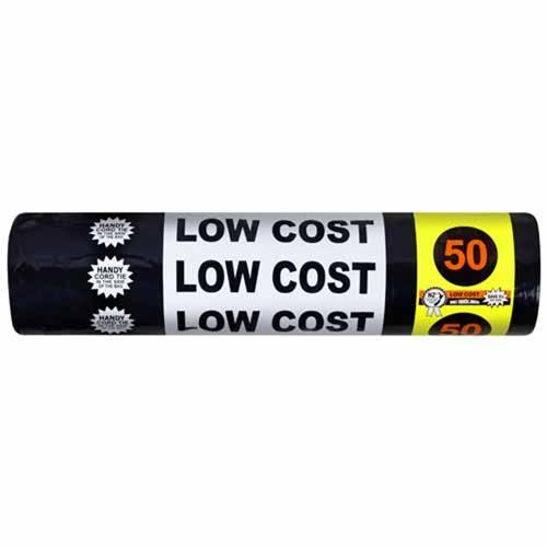Big Black Sacks Rubbish Bags Pack of 50