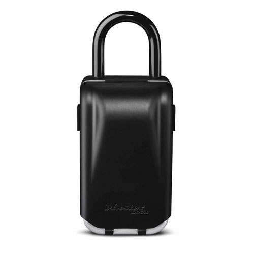 Master Lock Light Up Push Button Portable Key Safe 5.3cm 13.5cm L: 20.8cm Black