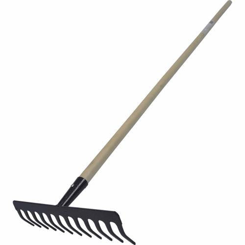 Number 8 Garden Rake 12 Tooth Hammersmith Silver