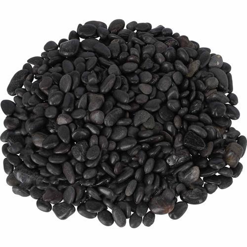 Nouveau Polished Garden Stones 5kg 5-15mm Black