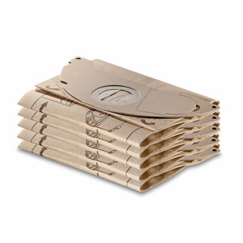 Karcher Wet & Dry Vacuum Paper Filter Bags Pack of 5