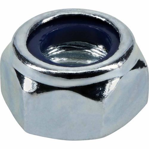 Hillman Nylock Nut 6mm Pack of 4 Zinc-Plated