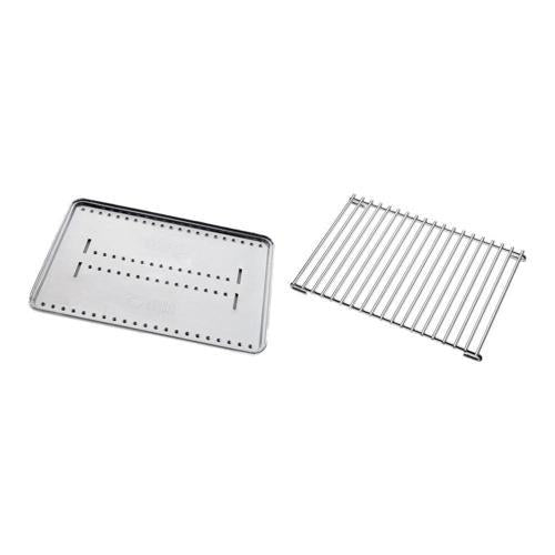 Weber Classic Baby Q Roasting Pack Fits Q100 & Q1000 Series Silver