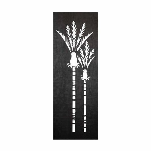 Strol SmartScreen Nikau Decorative Screen 600 X 1800mm Woodgrain Black