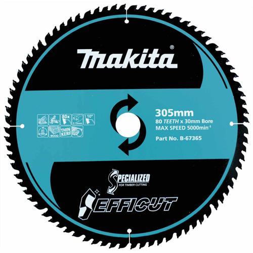 Makita Efficut Saw Blade 305mm 80 Tooth
