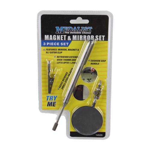 Workforce Magnetic Pick Up & Mirror Set 3 Piece