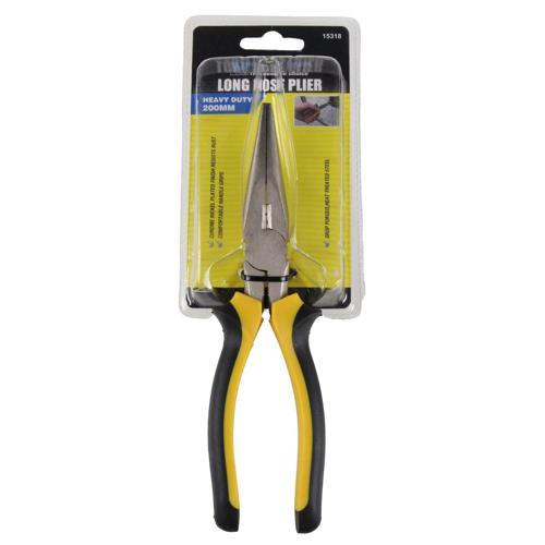 Medalist Long Nose Pliers 200mm Yellow & Black Handles