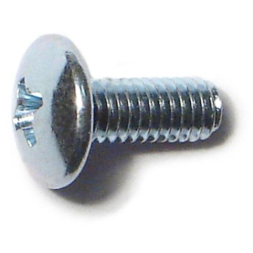 Midwest Fasteners Machine Screw 4mm-.70 X 10mm Zinc Pack of 4