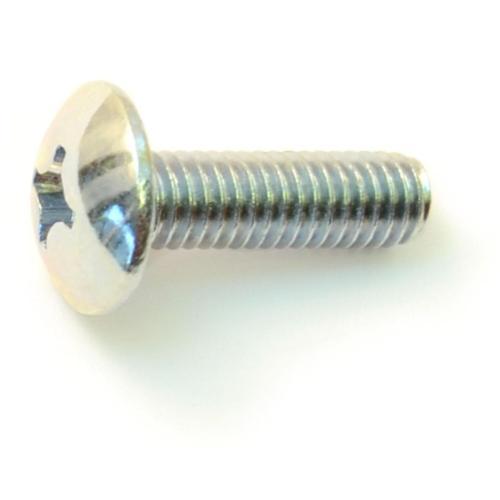 Midwest Fasteners Machine Screw 6mm-1.00 X 20mm Zinc Pack of 2