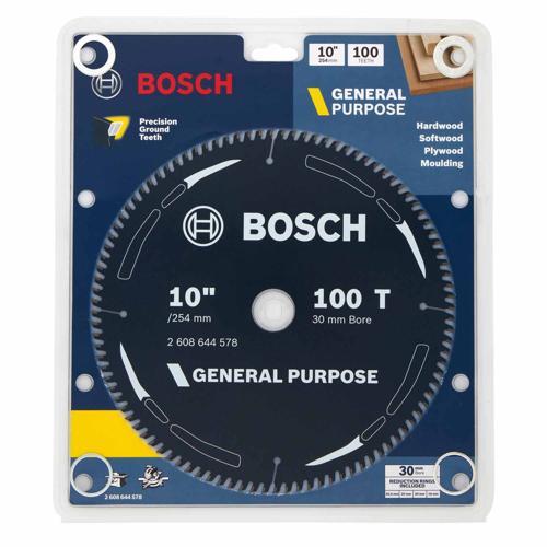 Bosch General Purpose Circular Saw Blade For Wood 254mm 2608644578