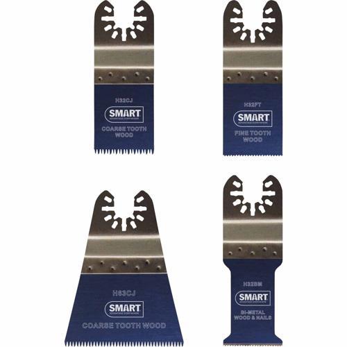 Smart Multi-Tool Blade Assortment 4 Piece Pack of 4