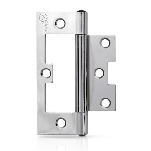 Trio Quick Fit Fixed 100mm Zinc Plated 100mm Zinc Plate Pack of 2