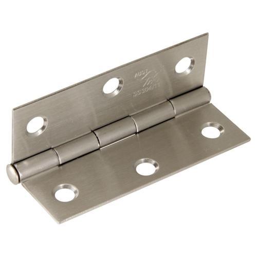 Trio Butt Hinge Fixed 85mm Stainless Steel 85mm Stainless Steel Pack of 20