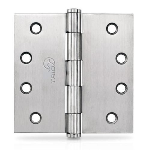 Trio Butt Hinge Fixed 100 X 100mm Stainless Steel 100 X 100mm Pack of 20