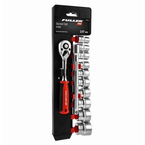 Fuller Pro Clip Rail Socket Set 12 Piece