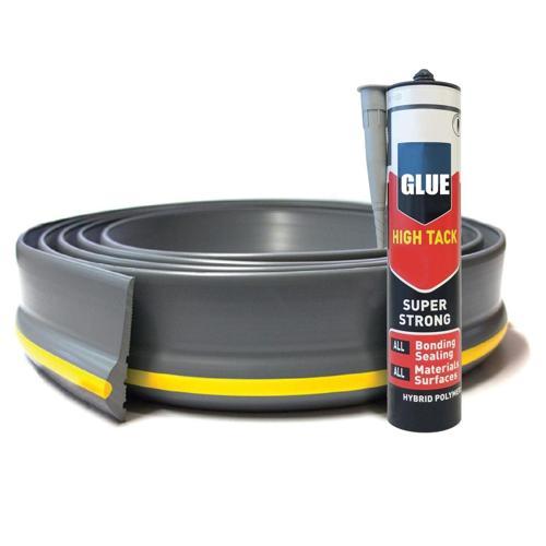 Raven Underproof RP141 Door Seal Garage 3.2m Grey