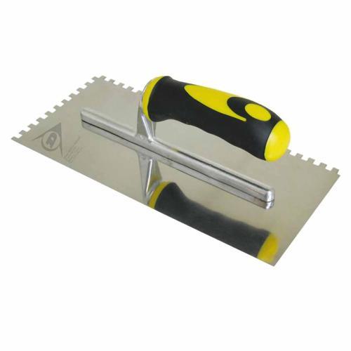 Dunlop Square Notched Trowel 10mm Stainless Steel