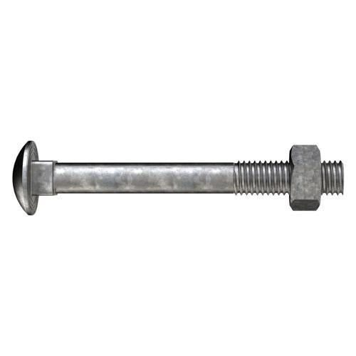 Bremick Coach Bolts & Nuts M12 X 350mm Galvanised Pack of 25