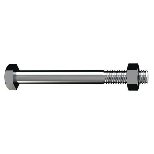 Bremick Engineer Bolts & Nuts M6 X 65mm Zinc Plated Pack of 50