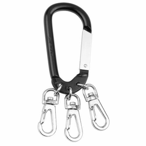 HY-KO Carabiner With Snaps Blue Black