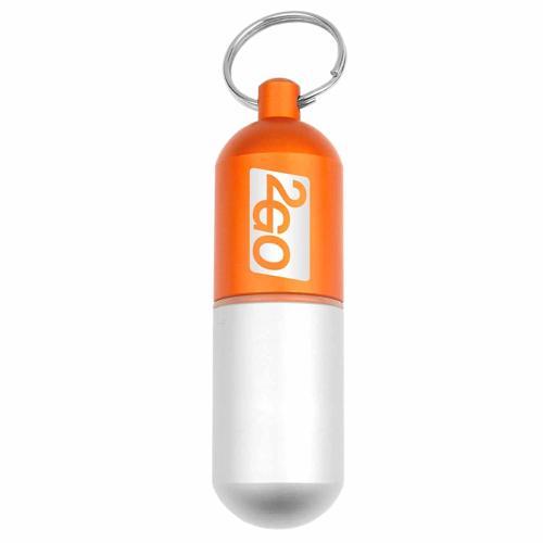 HY-KO Key Ring With Med Capsule Orange