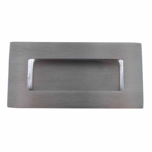 Morgan & Aickin Rectangular Flush Pull 102mm 50mm 15mm Stainless Steel
