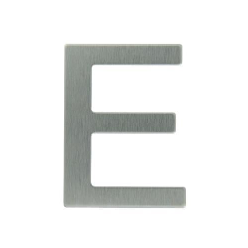 Elements Hardware Self-Adhesive Letter #E 76mm Stainless Steel
