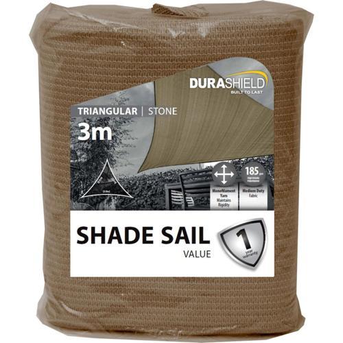 Durashield Shade Sail Value Triangle 3M Stone
