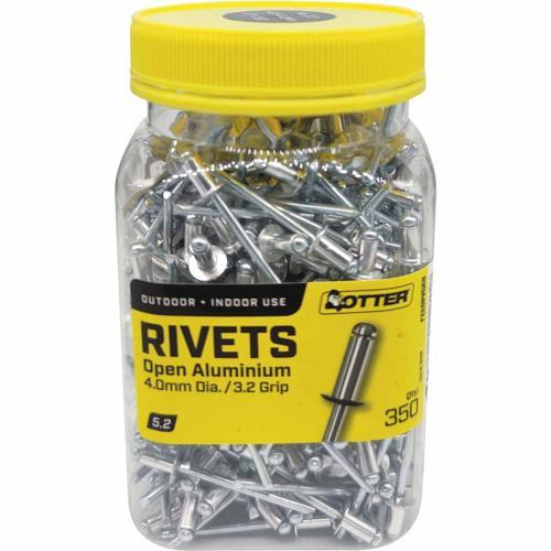 Otter Blind Rivets Aluminium Pack of 350