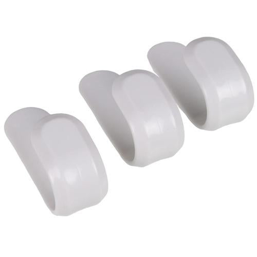 Hook Boss Self Adhesive J Hook 75mm 25mm 35mm White