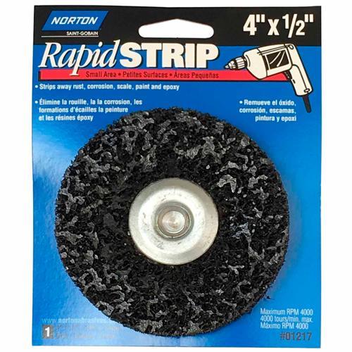 Carborundum Rapid Strip Drill Mounted Disc 100x12mm