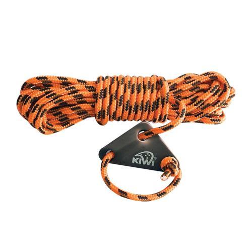 Kiwi Camping Tent Ropes With Tri-Tensioners 5mm Pack of 4 Orange