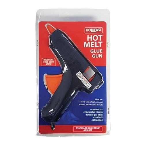 Holdfast HotMelt Standard Glue Gun 12-70 Watt Black
