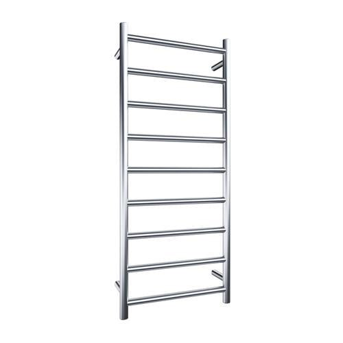 Heated Towel Rail 9 Bar 450 Rnd Evok Chr