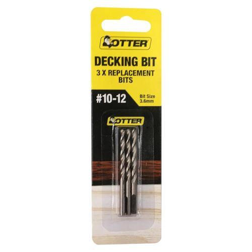 BIT COUNTERSINK 3.6mm 10-12G OTTER 3PK
