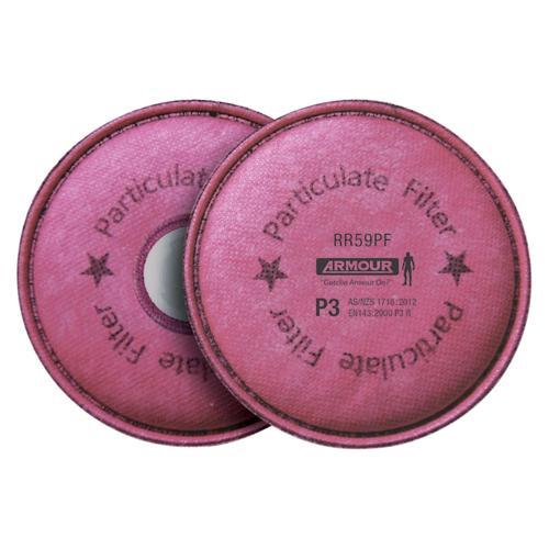 Armour P3 Particulate Filter One Size Pack of 2