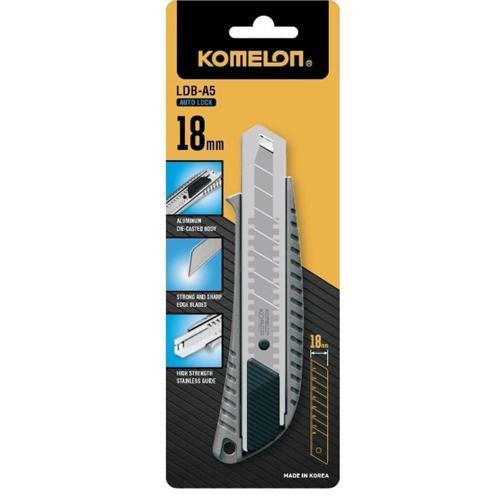 Komelon Ergonomic Aluminium Snap Off Blade Knife