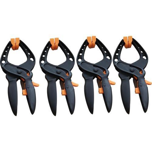 Jobmate Spring Clamp Ratchet Set 76mm - 4 Piece