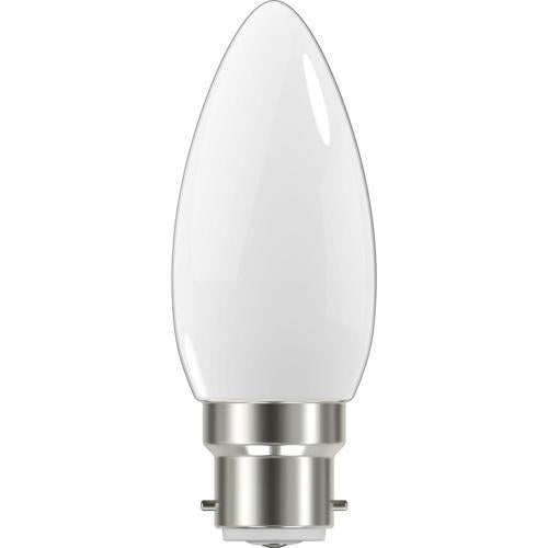 GE Lighting LED Candle Opal Glass 4.7 Watt Warm White 15055L